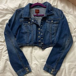 Denim Cropped Jacket